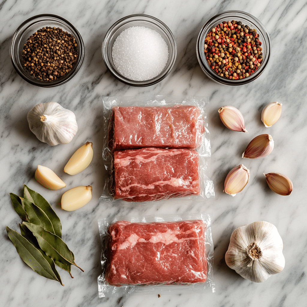 Salt Beef Sous Vide: Juicy, Tender Brisket Made Easy 5 Salt beef sous vide brining ingredients
