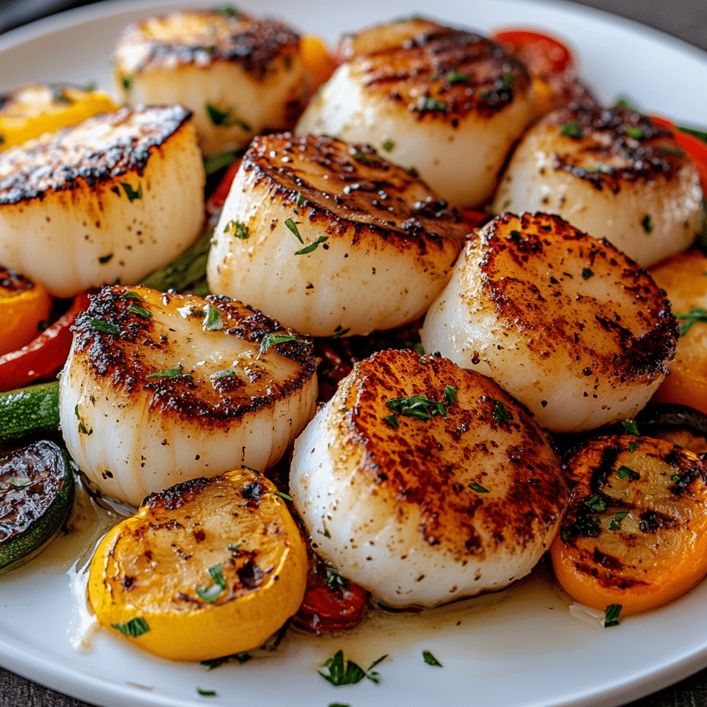 Sous Vide Scallops: Tender, Flavorful & Foolproof Method 5 Sous vide scallops recipe card visual