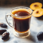 Prune Juice and Butter Recipe That Works Fast for Digestion 5 Warm prune juice and butter in a rustic kitchen