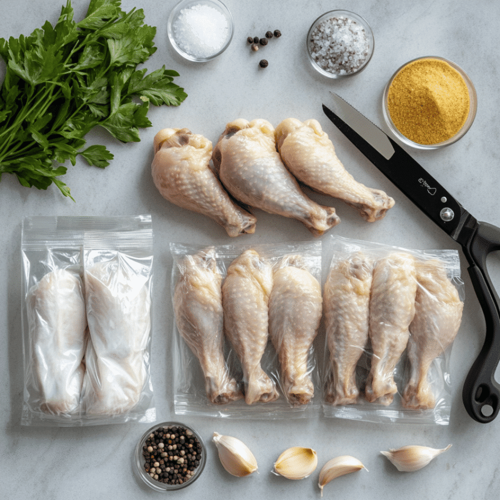 Perfect Sous Vide Chicken Wings – Crispy, Juicy & Absolutely Irresistible 6 ingredients for sous vide chicken wings