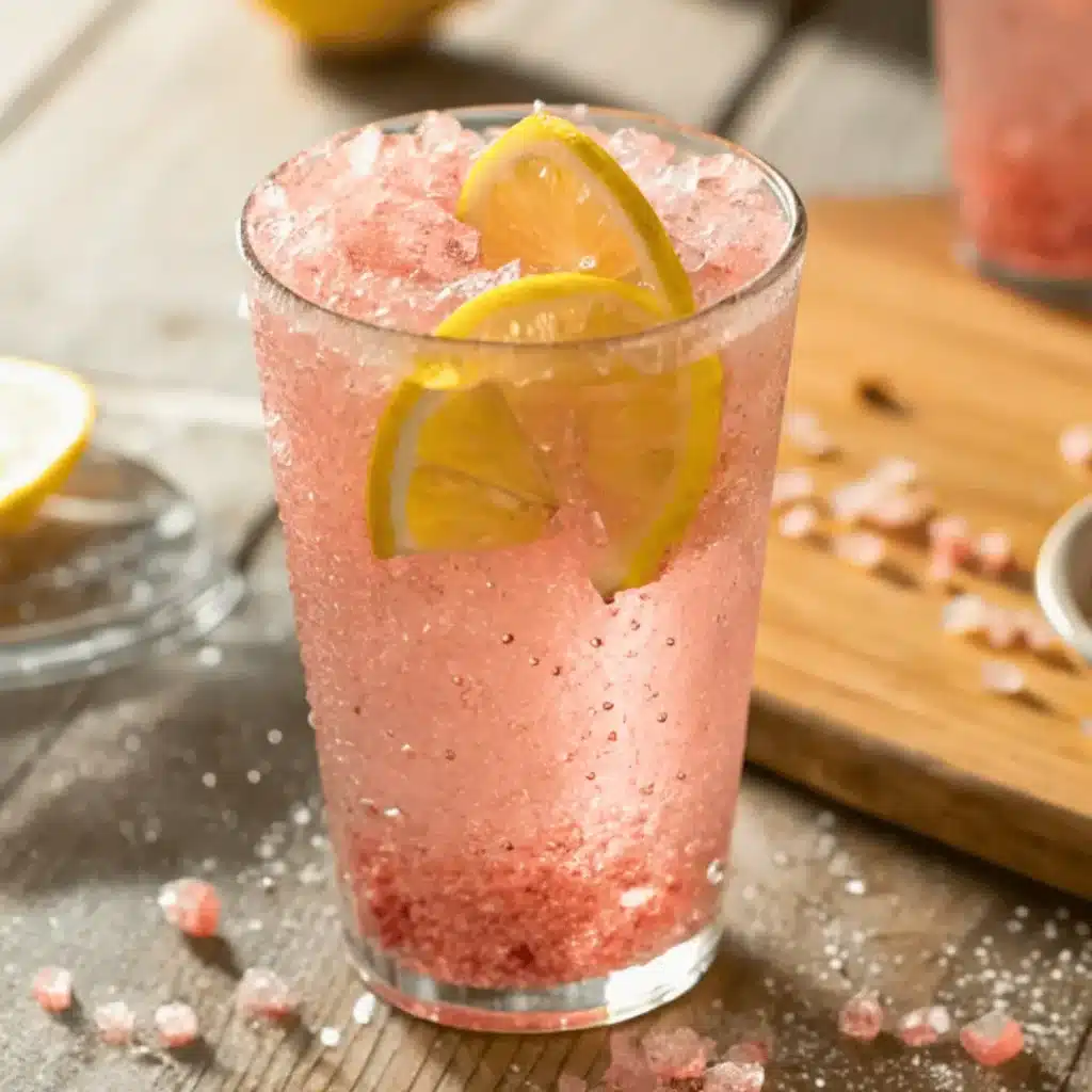 Himalayan Pink Salt Trick Recipe for Weight Loss That Works 10 Detox beverage made with Himalayan pink salt, mint, and lime in a mason jar