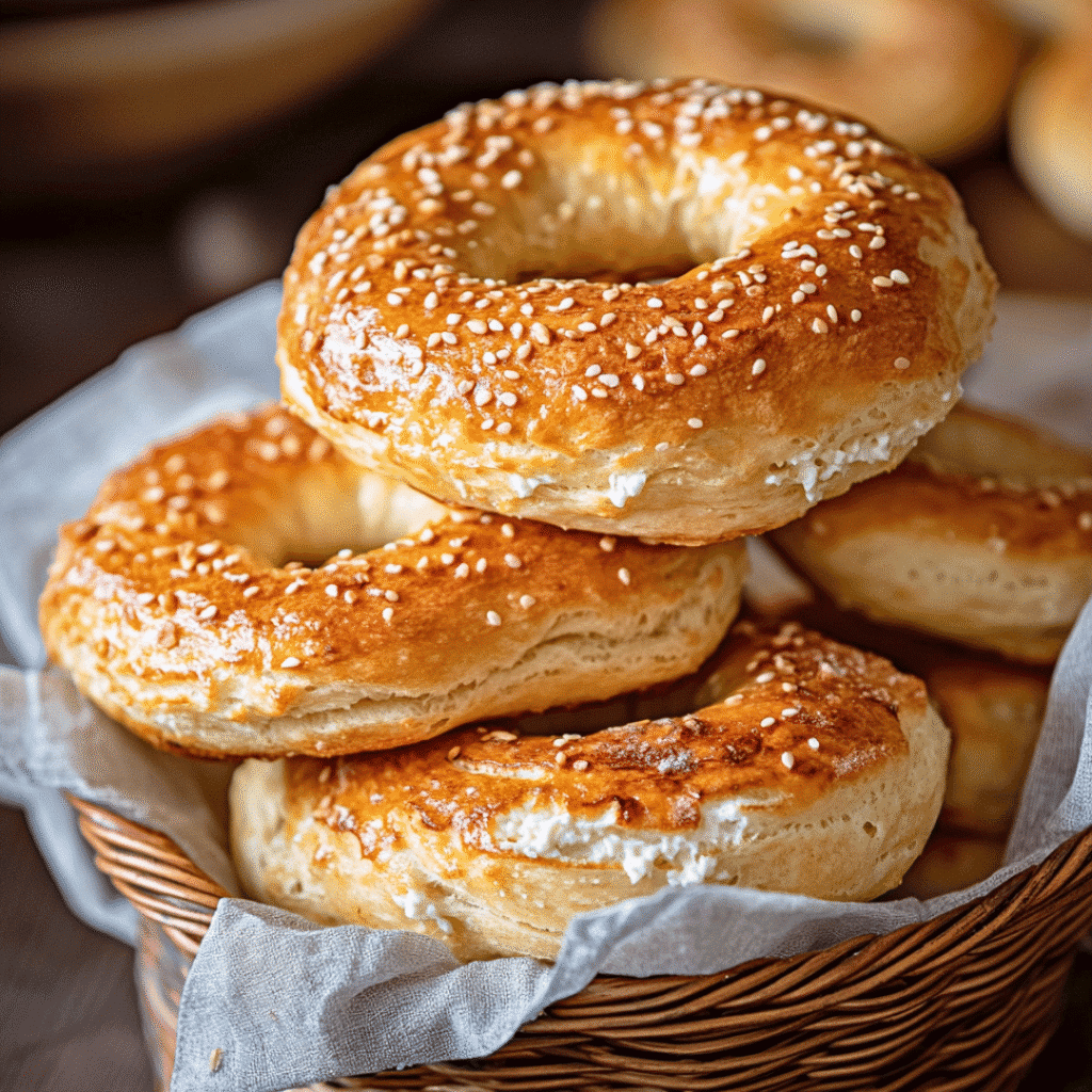 Cottage Cheese Bagels Recipe: Easy, Protein-Packed, and Delicious 10 baked bagels card