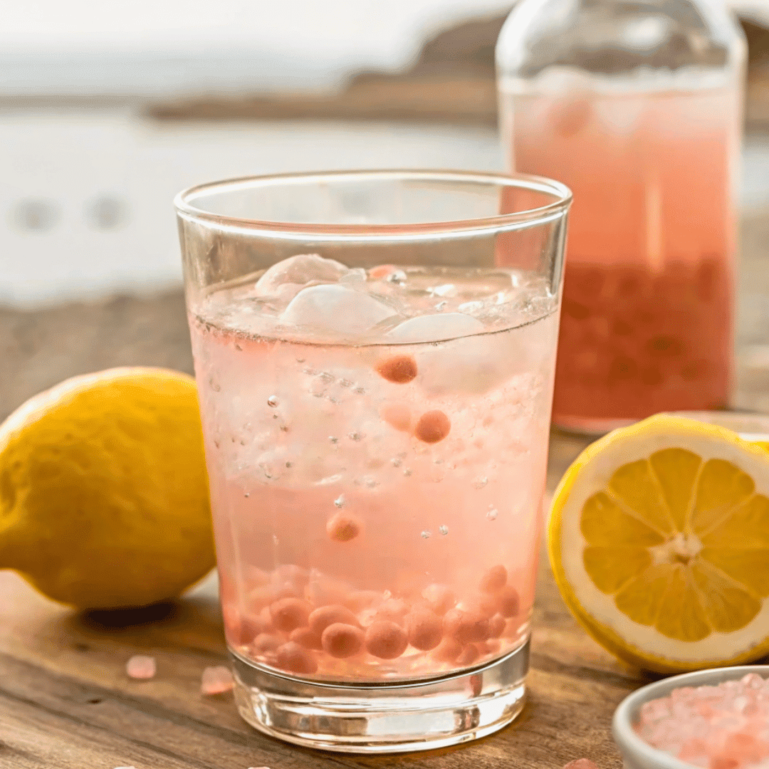 Japanese pink salt water weight loss drink