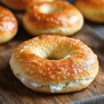2 Ingredient Bagel with Cottage Cheese (Quick & Healthy Recipe) 9 Recipe card for cottage cheese bagels
