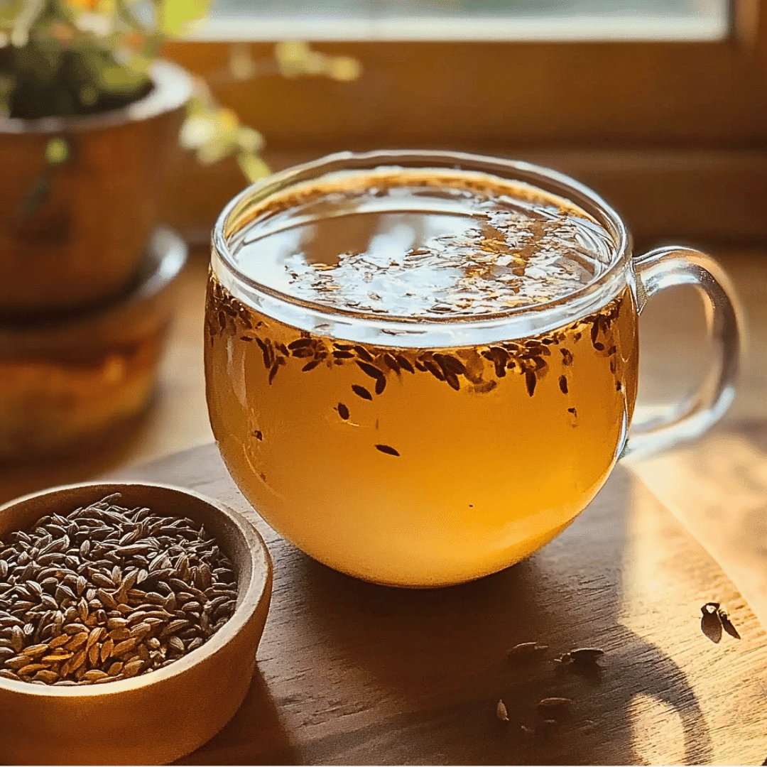 Bariatric seed tea recipe with cumin, fennel, and ajwain