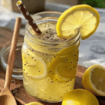 Bariatric seed trick recipe in glass with cumin, fennel, flax
