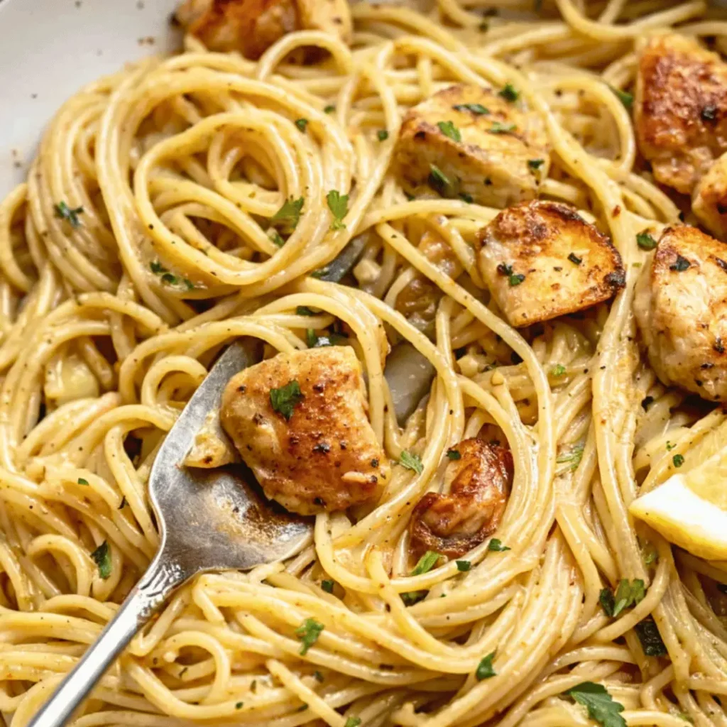 Cowboy Butter Chicken Linguine Recipe: Creamy Pasta Comfort 5 Cooking chicken for Cowboy Butter Linguine