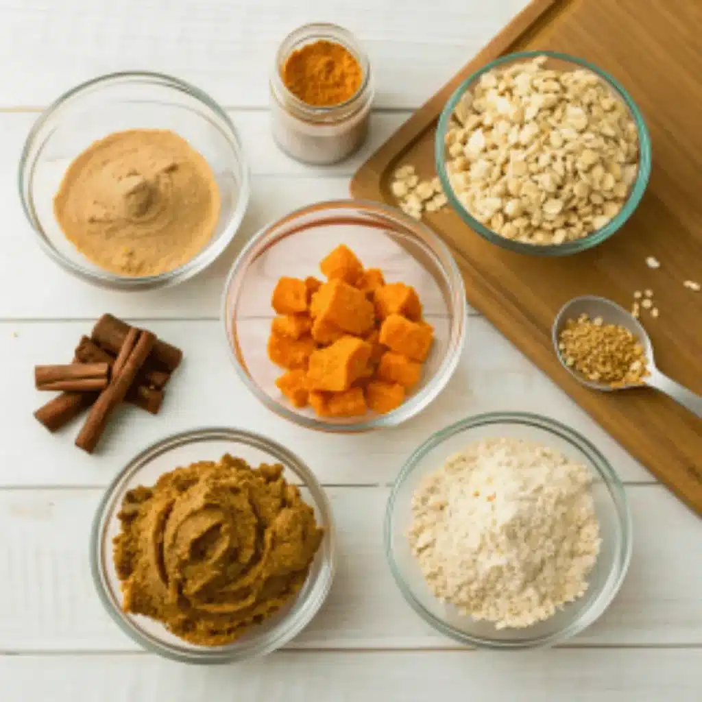 Pumpkin Protein Bars Recipe That Actually Tastes Great 6 pumpkin protein bars ingredients