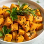 mashed sweet potato and butternut squash