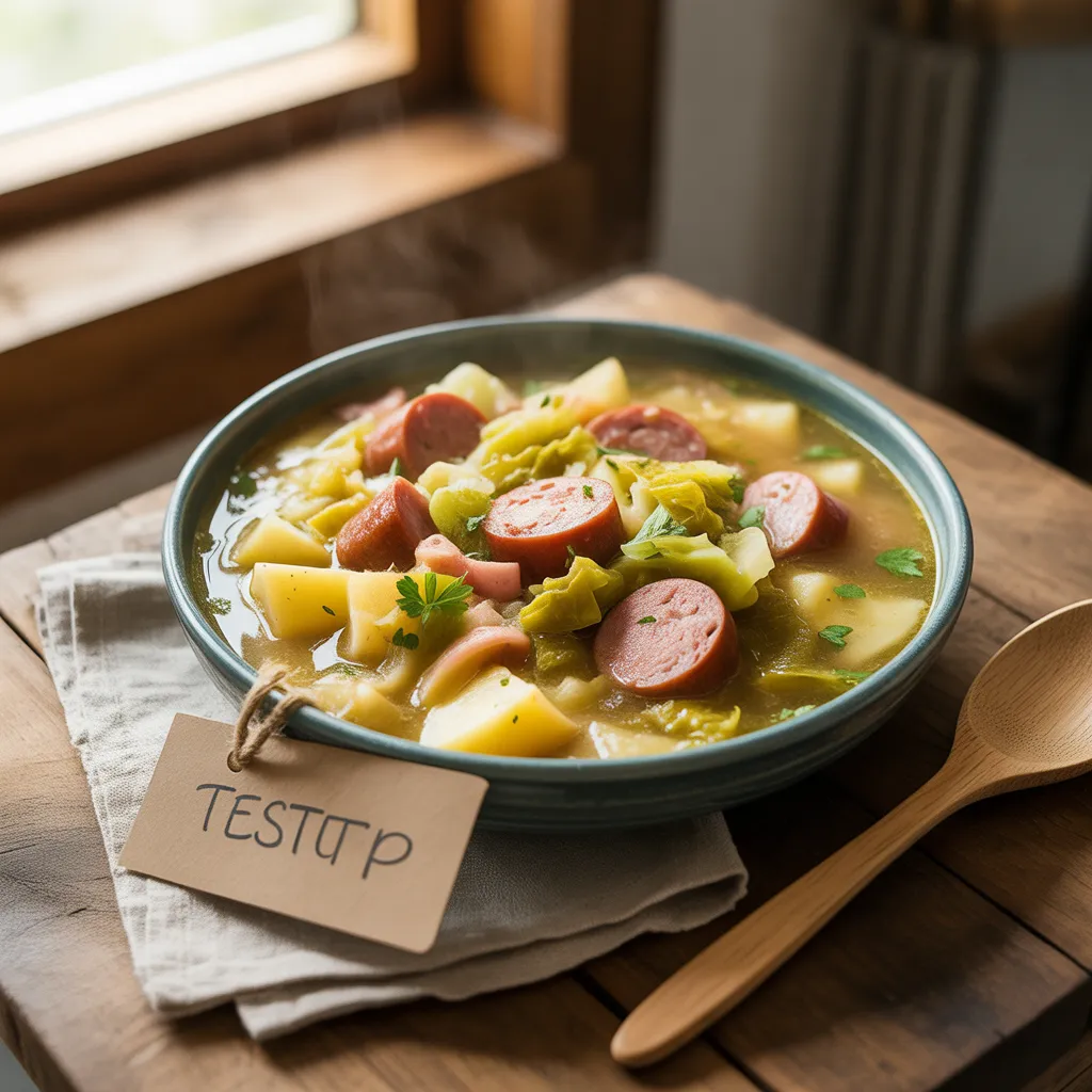 Creamy Instant Pot Potato Soup with cheese and bacon