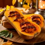 roasted butternut squash with cinnamon and brown sugar