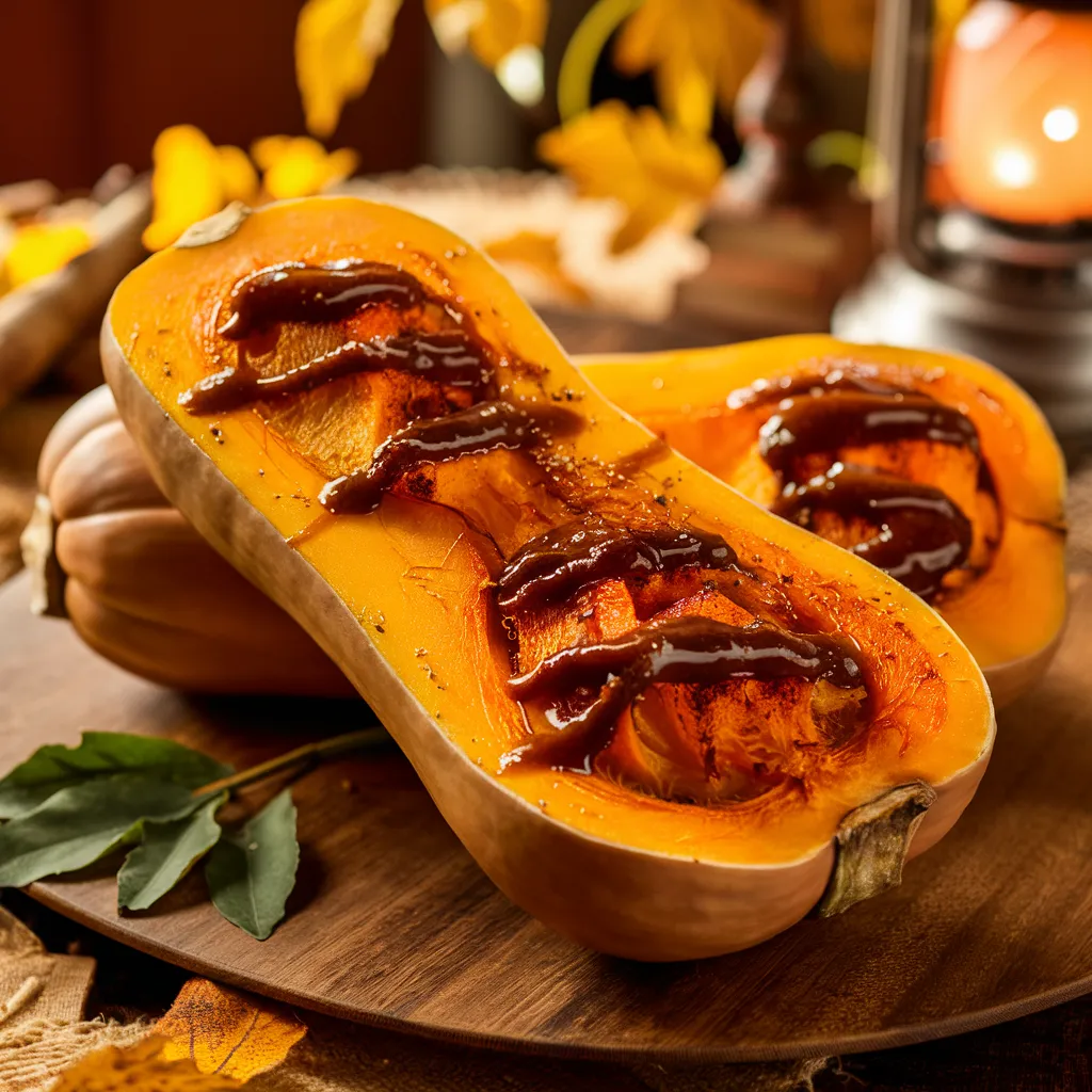roasted butternut squash with cinnamon and brown sugar