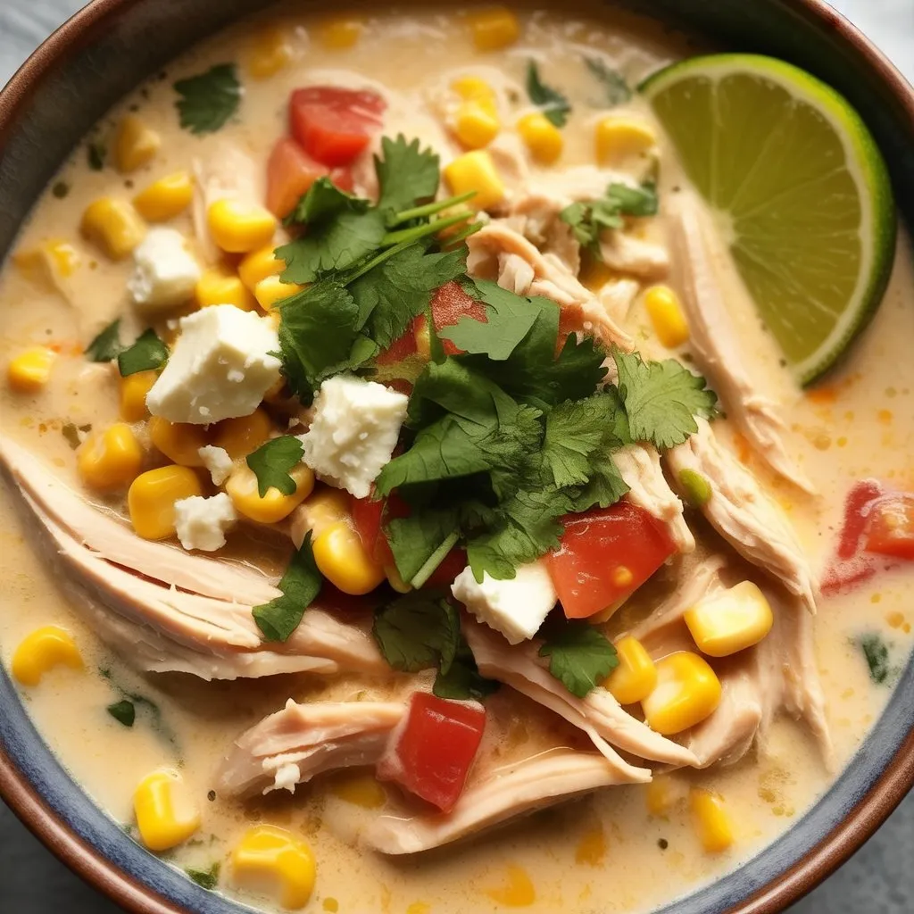 Mexican Street Corn Chicken Ingredients Ingredients for Mexican Street Corn Chicken laid out on a counter