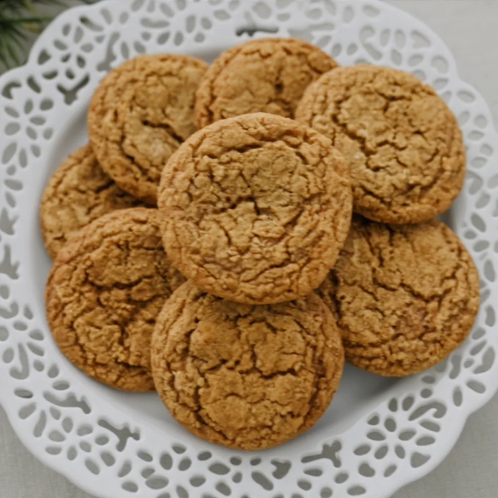 Mixing the dry ingredients for ginger molasses cookies in a bowl