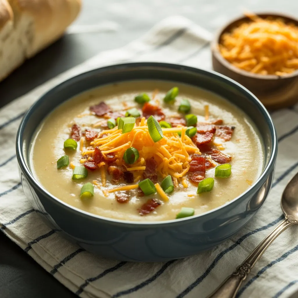Scalloped potato soup crock pot style