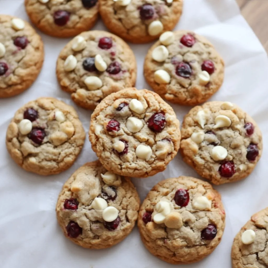 Oatmeal Raisin Christmas Cookies on festive table with cinnamon sticks