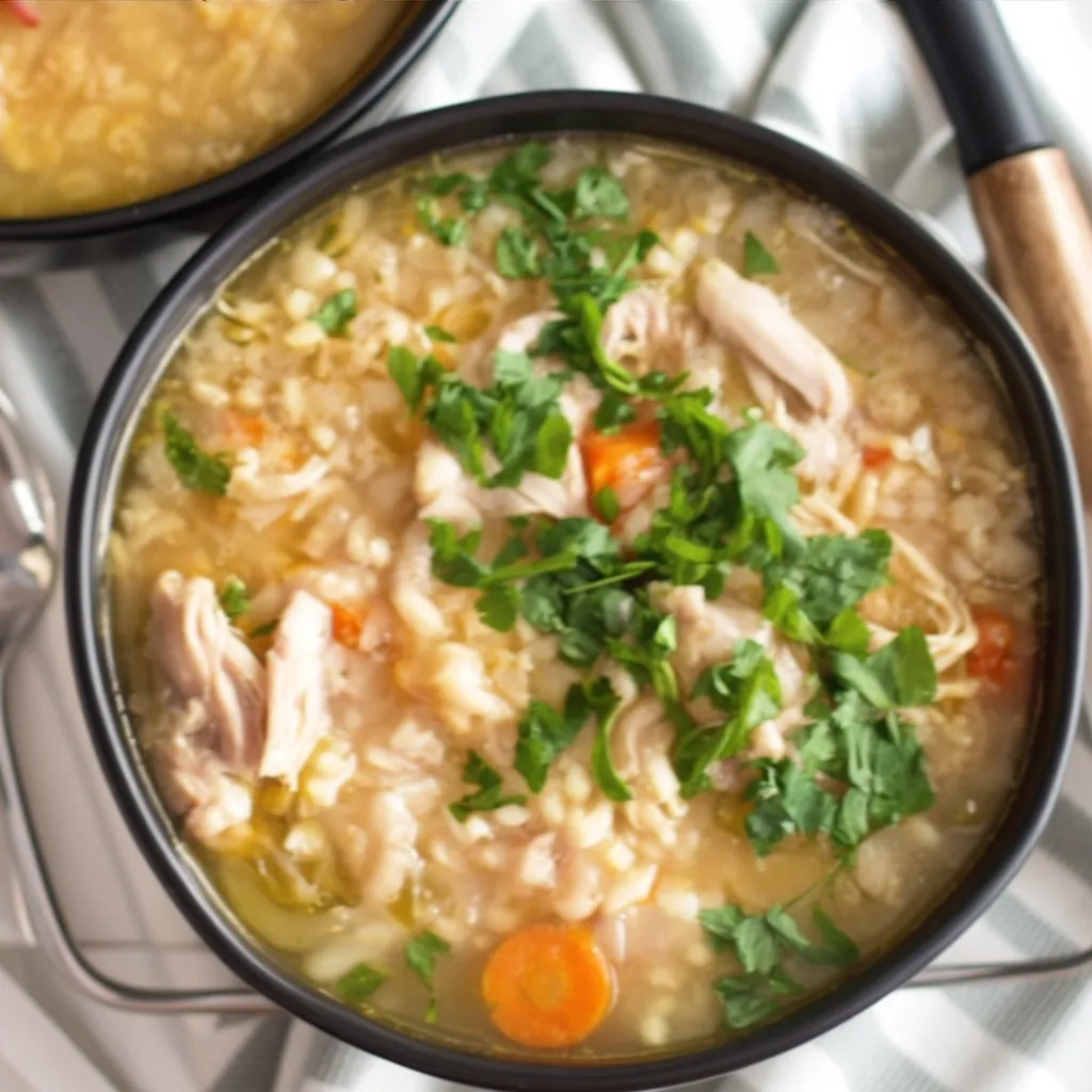 Crockpot Chicken and Rice Soup