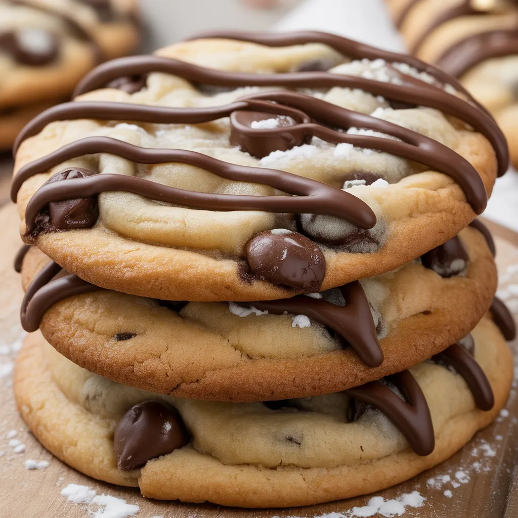 Cannoli Cookies with glaze and pistachios