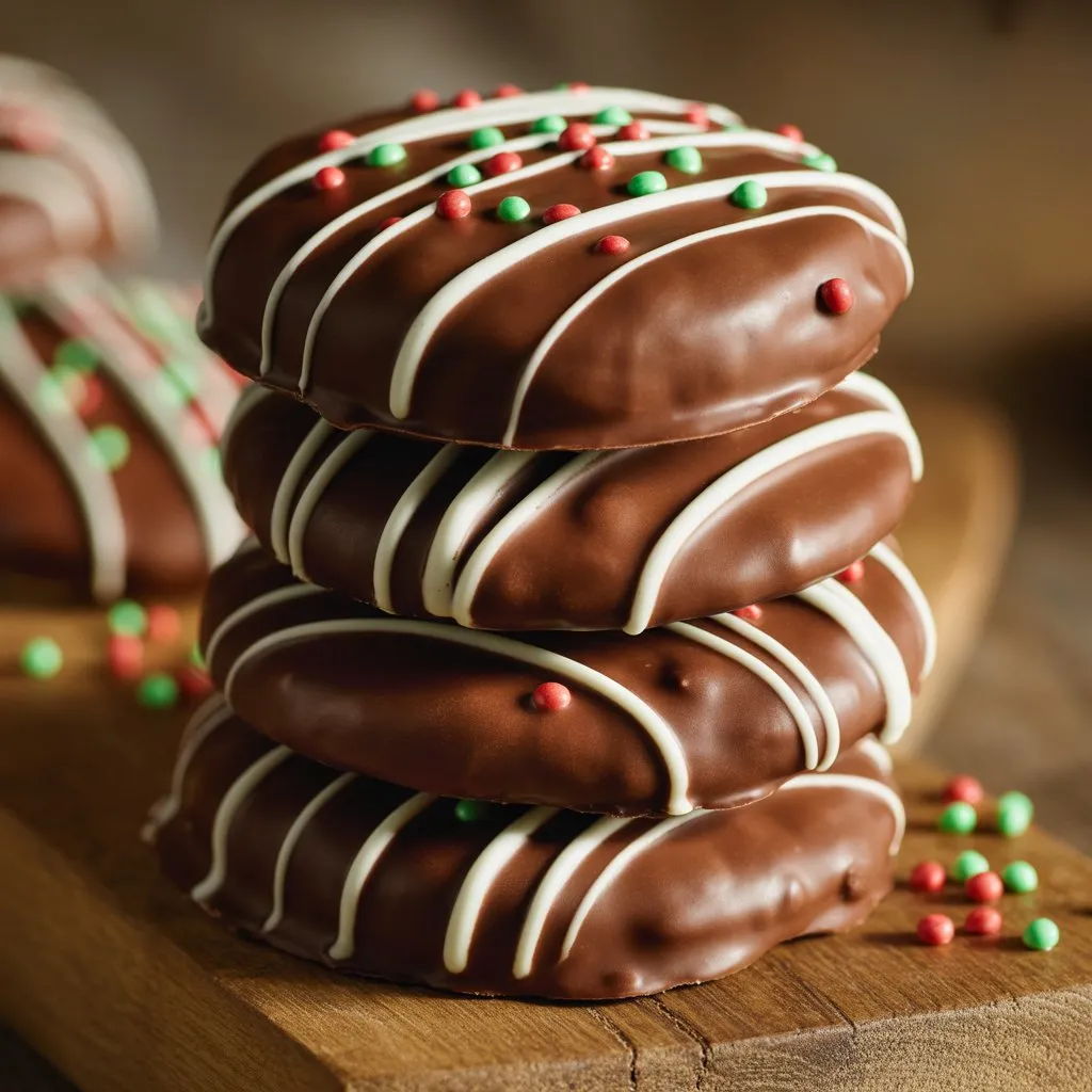 Peppermint Bark Cookies holiday recipe