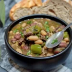 Slow cooker pinto beans with green chiles and beef
