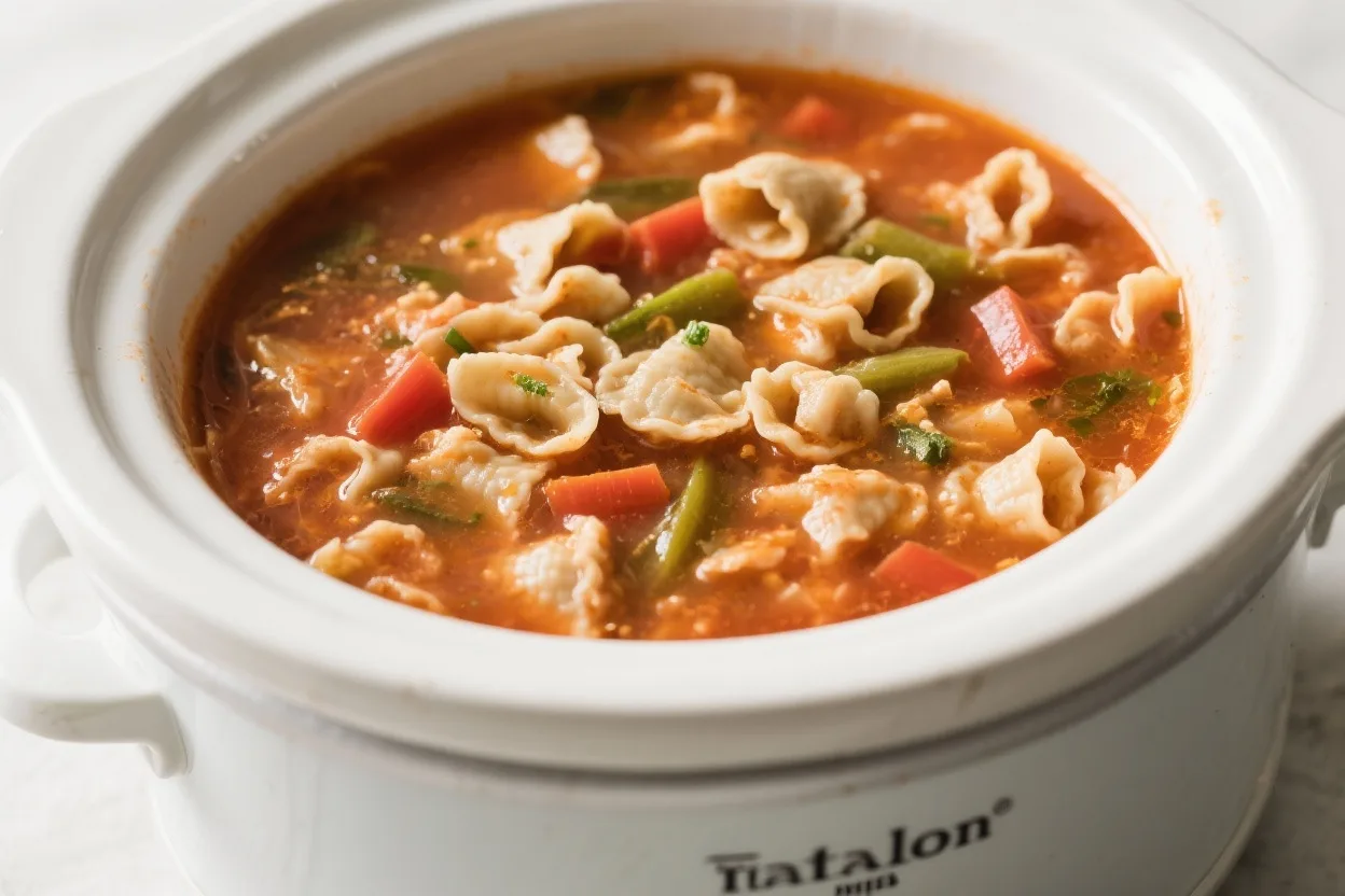 tmp25ujgf26 -Crockpot Italian Wedding Soup - A Comforting, Make-Ahead Favorite