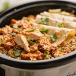Crockpot Chicken Enchilada Quinoa – A Cozy, Hands-Off Weeknight Favorite
