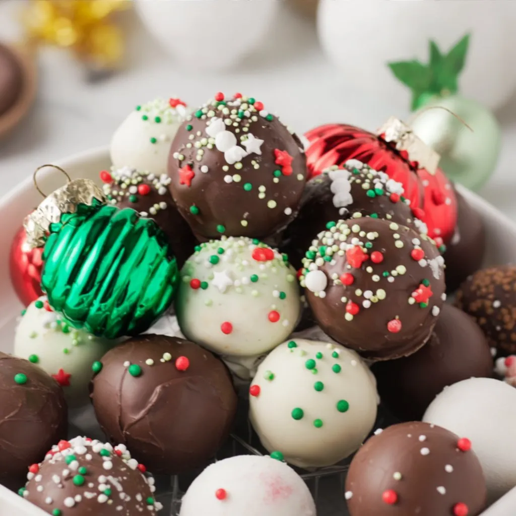 No Bake Christmas Cookies assortment holiday dessert