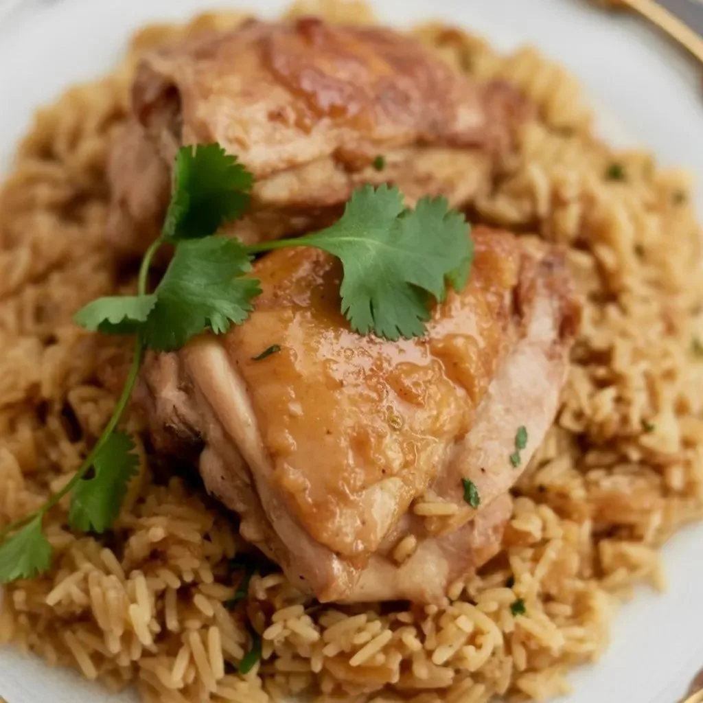One Pot Hawaiian Chicken with Coconut Rice