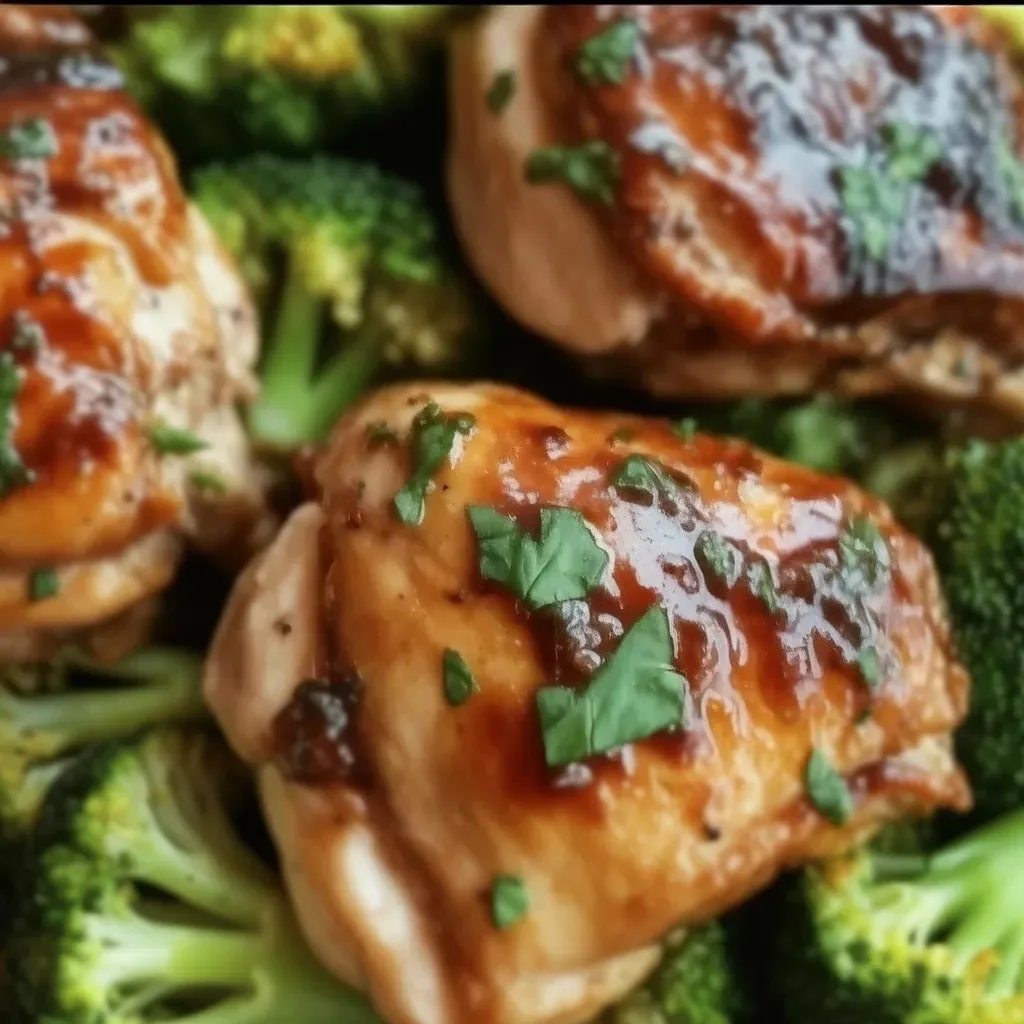 Garlic Butter Chicken & Steamed Broccoli Meal Prep