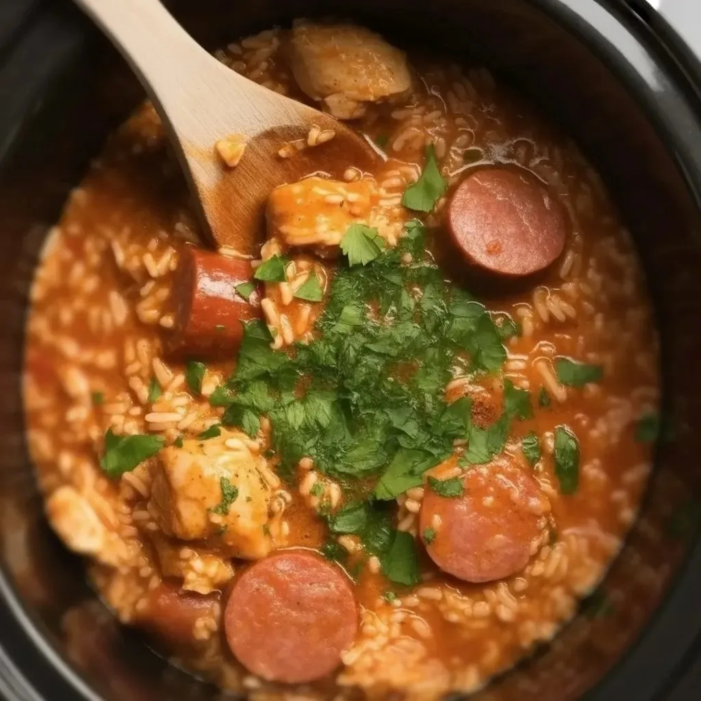 Slow Cooker Chicken Jambalaya