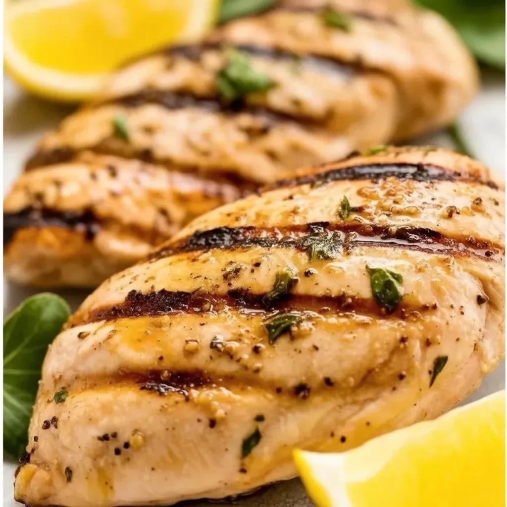 Grilled Lemon Herb Chicken Breasts