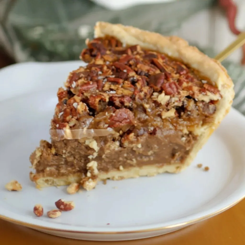 Maple Pecan Pie with Brown Sugar Crust