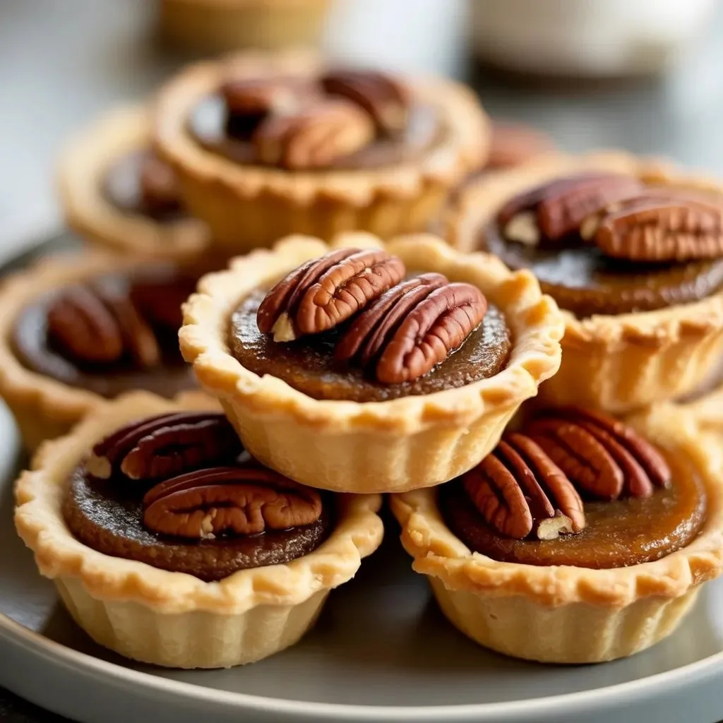 Pecan Tart Bites with Buttery Crust