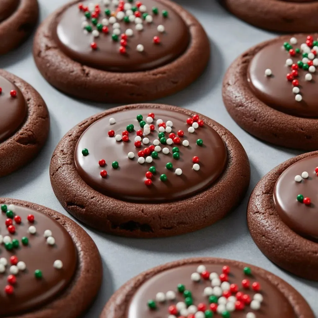 Thumbprint Christmas Cookies