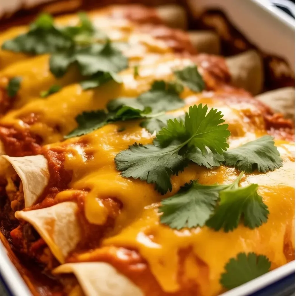 Homemade Easy Chicken Enchiladas