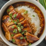 Caramelised Soy Chicken cooked with garlic and ginger