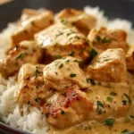 Delicious fudgy chewy brookies topped with chocolate chips.