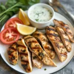 Greek yogurt marinated chicken recipe with herbs and spices
