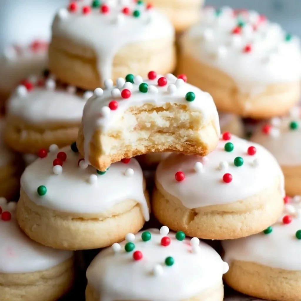 Homemade peppermint meltaways on a decorative plate