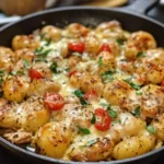 Perfectly crispy garlic chicken served with herbs and spices