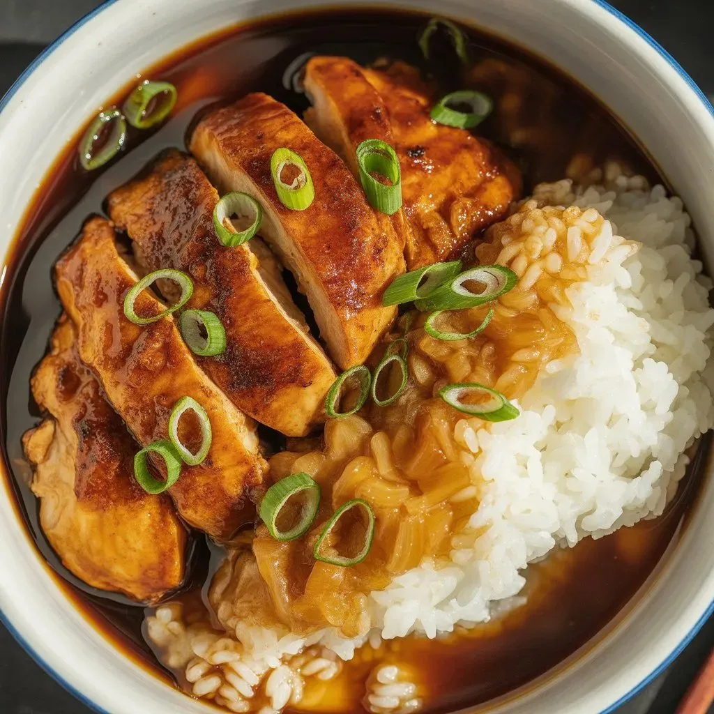 Caramelised Soy Chicken in Garlic Ginger