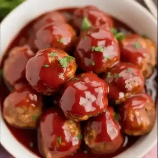 Quick Cranberry Meatballs