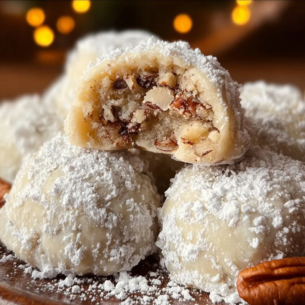 Buttery Pecan Snowball Cookies 20 Buttery Pecan Snowball Cookies