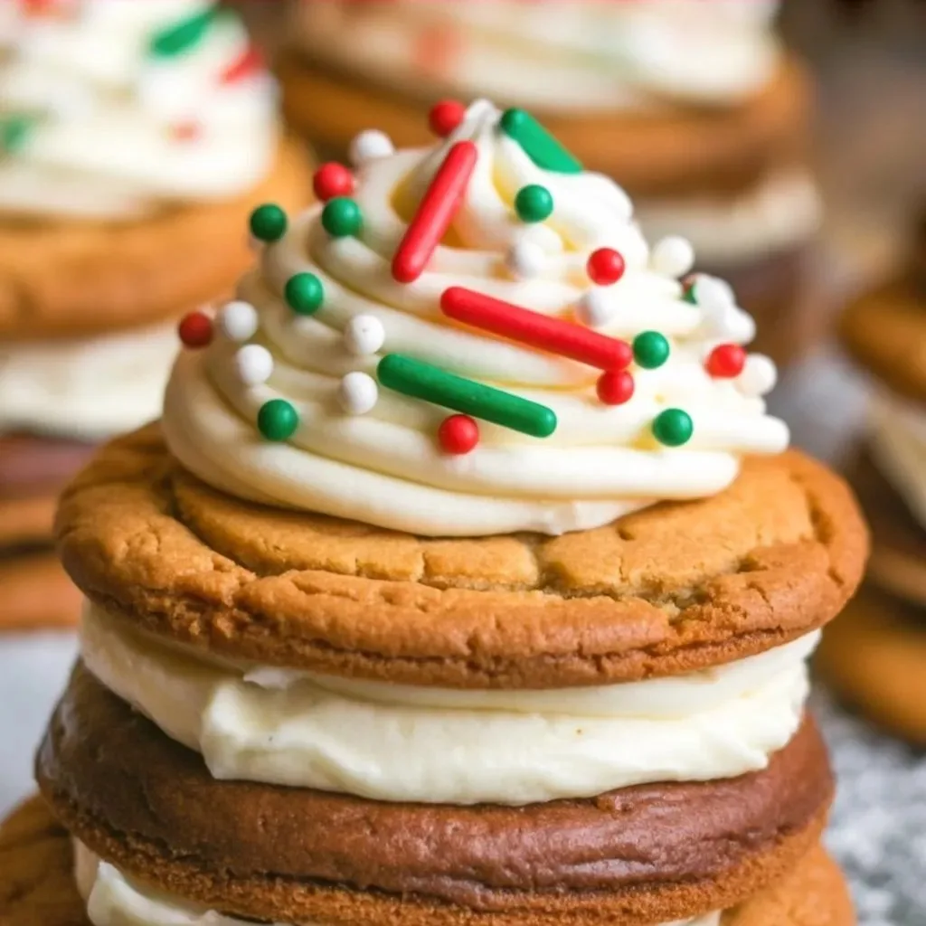 Gingerbread Cheesecake Cookies