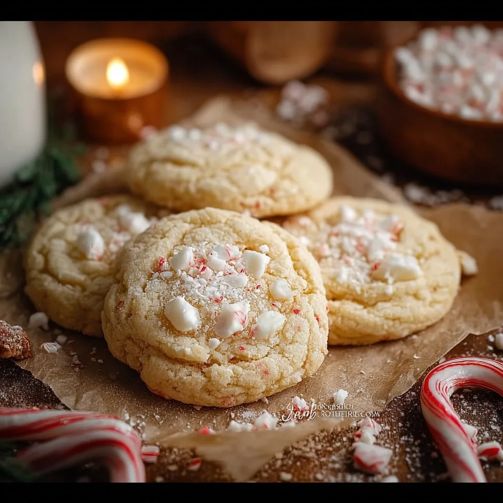 White Peppermint Cookies 21 White Peppermint Cookies