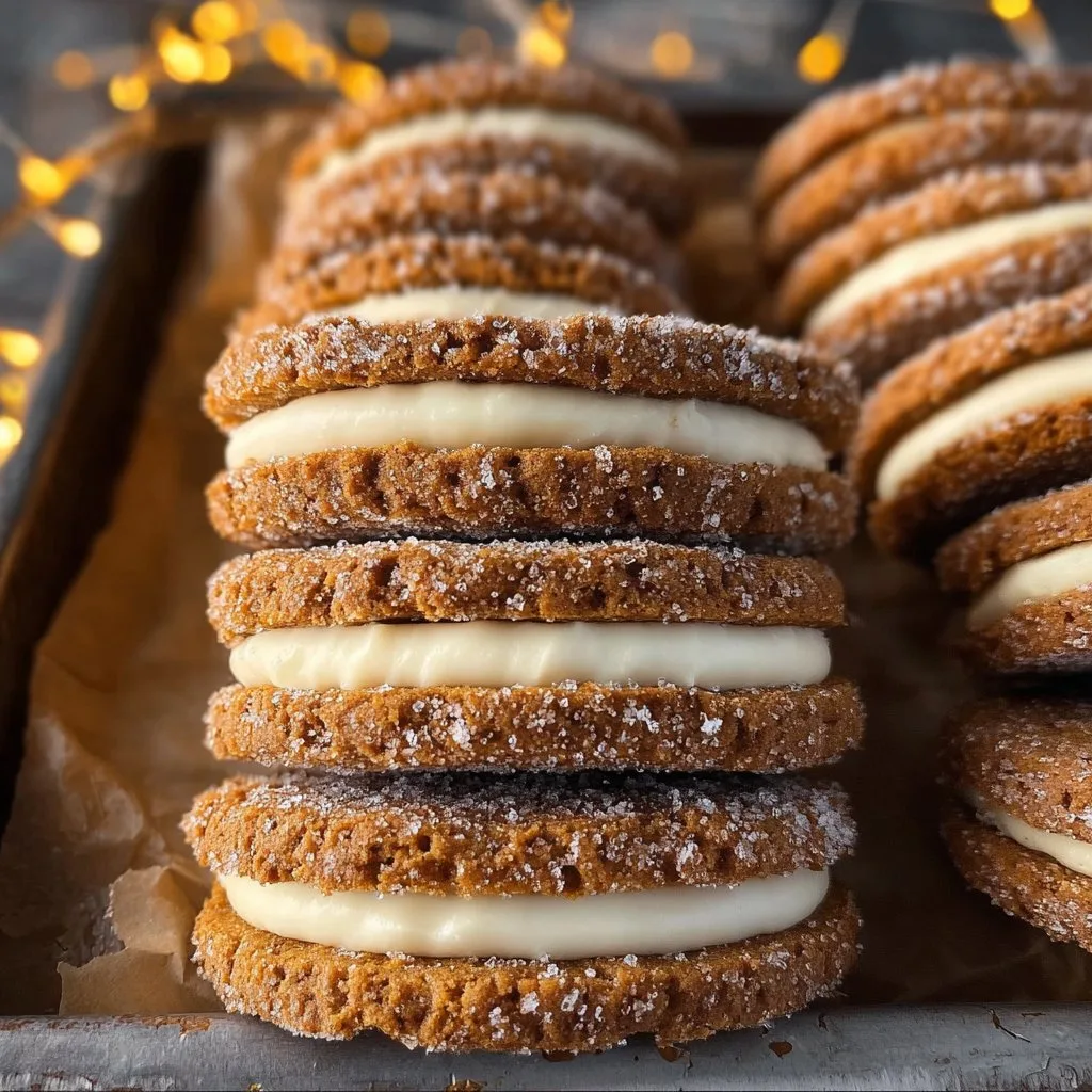 Gingerbread Sandwich Cookies 31 Gingerbread Sandwich Cookies