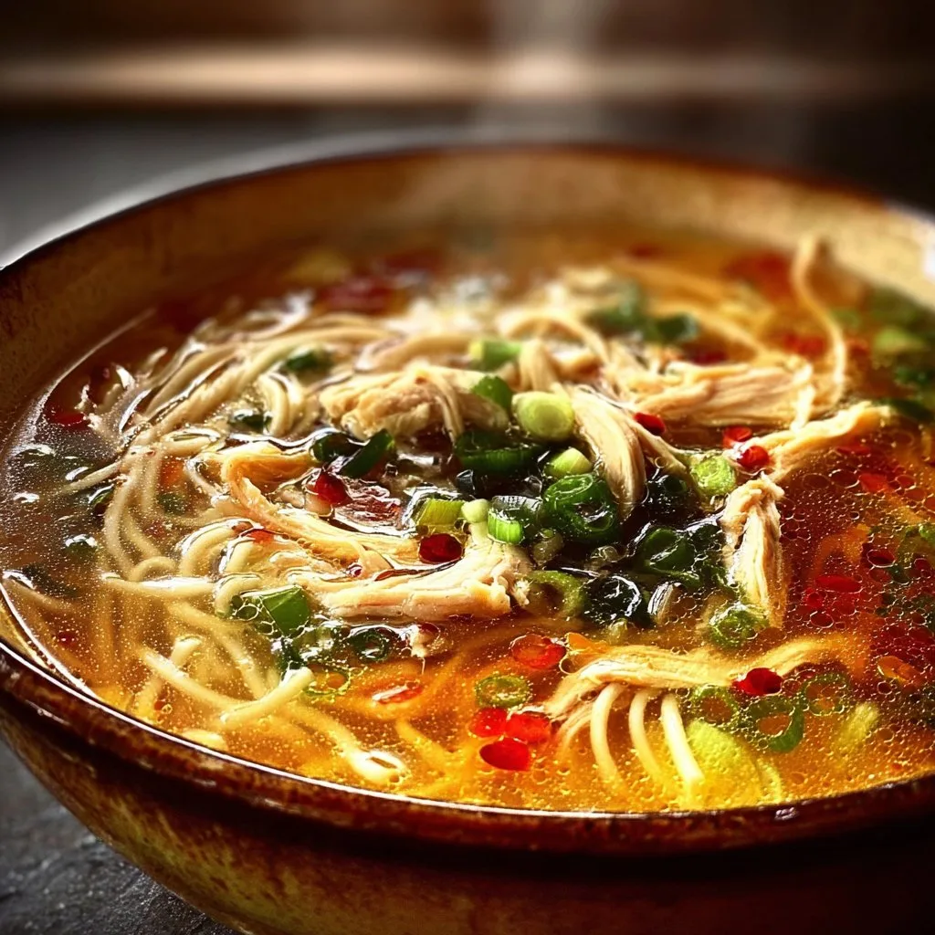 Classic Ginger Garlic Chicken Noodle Soup 24 Classic Ginger Garlic Chicken Noodle Soup