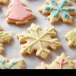 Delicious homemade sugar cookies with colorful sprinkles on a plate