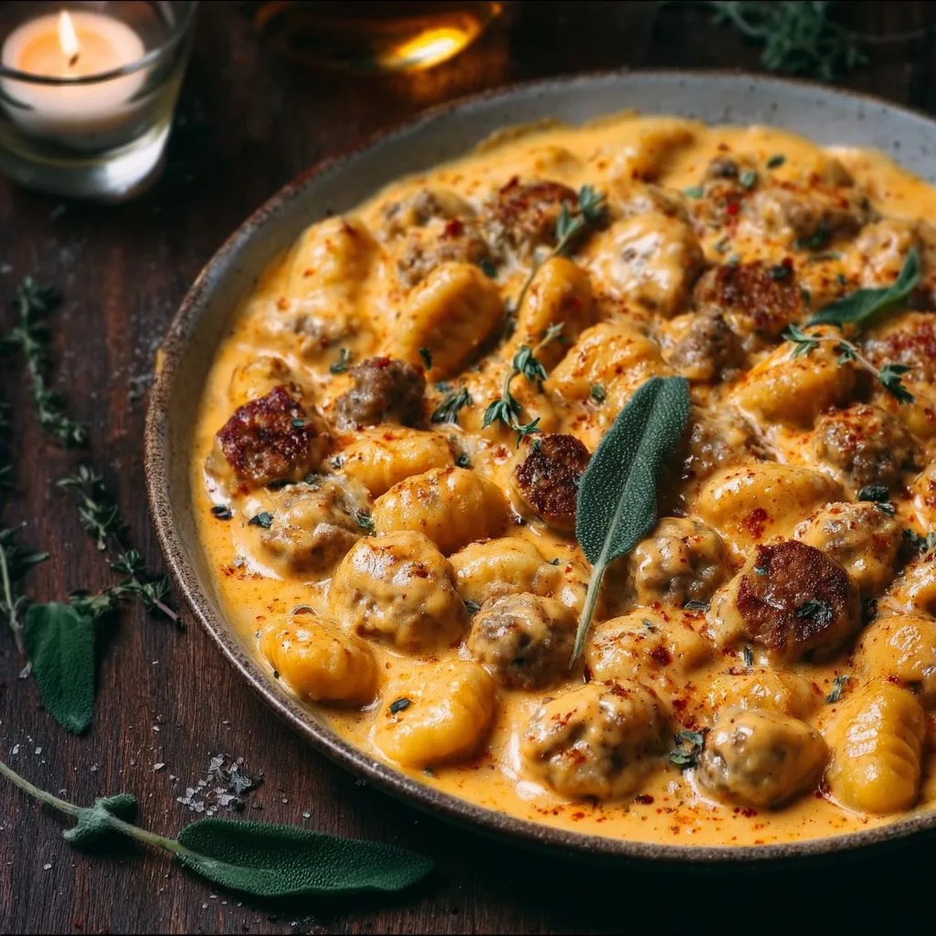 Creamy Butternut Squash Gnocchi with Sausage Recipe 25 Creamy Butternut Squash Gnocchi with Sausage Recipe