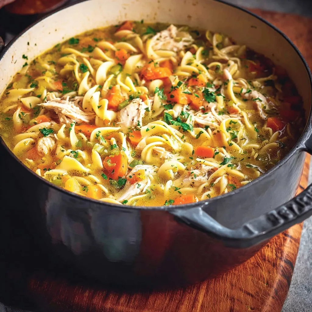 Dutch Oven Chicken Noodle Soup 24 Dutch Oven Chicken Noodle Soup